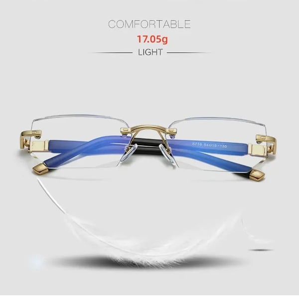2023 NEW Rimless Reading Glasses Anti Blue Ray Lightweight Presbyopic Glasses 【HOT SALE-48%OFF🔥🔥🔥🔥🔥】