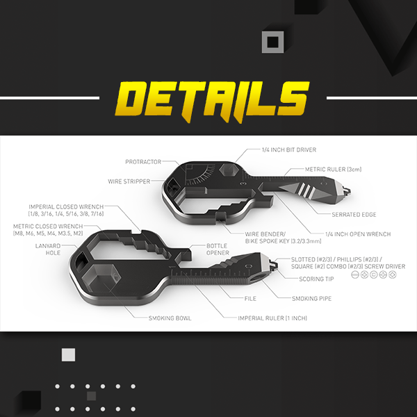 16 in 1 Multifunctional Pocket Key【3 Day Delivery&Cash on delivery-HOT SALE-45%OFF🔥】