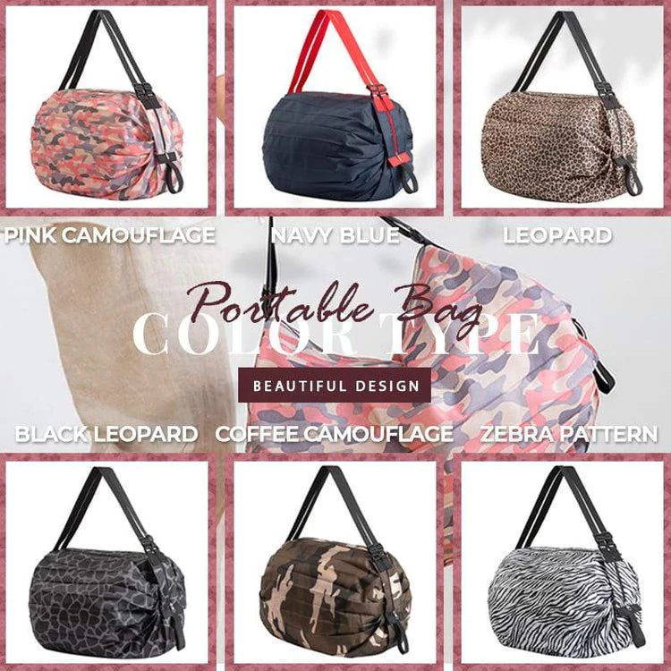 Foldable Travel One-shoulder Portable Shopping Bag【3 Day Delivery&Cash on delivery】