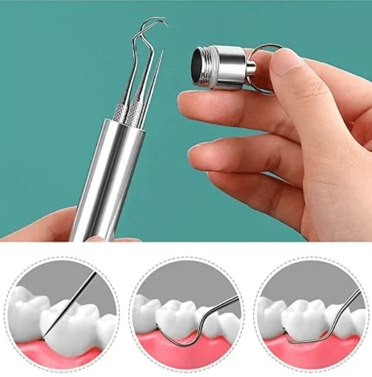 🔥2023 NEW Stainless Steel Toothpick Set 7pcs Reusable【🎌From Japan🎌】【Buy one get one free!】