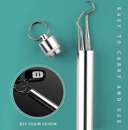 🔥2023 NEW Stainless Steel Toothpick Set 7pcs Reusable【🎌From Japan🎌】【Buy one get one free!】