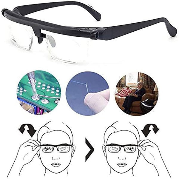 🔥Last Day Promotion 49% OFF🔥ADJUSTABLE FOCUS GLASSES DIAL VISION NEAR AND FAR SIGHT