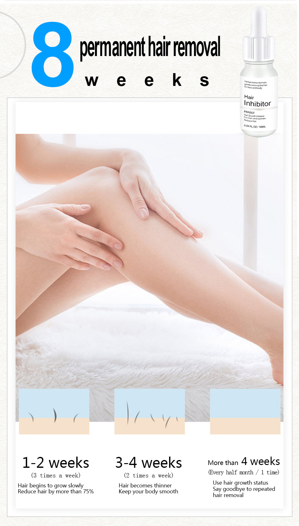 Natural Permanent Hair Removal Spray【3 Day Delivery&Cash on delivery-HOT SALE-45%OFF🔥】