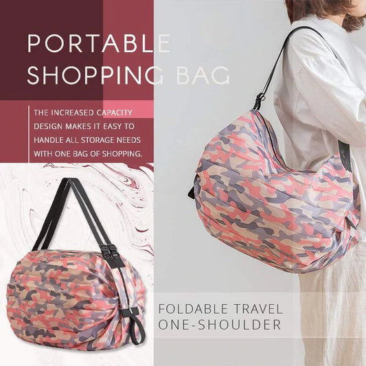 Foldable Travel One-shoulder Portable Shopping Bag【3 Day Delivery&Cash on delivery】