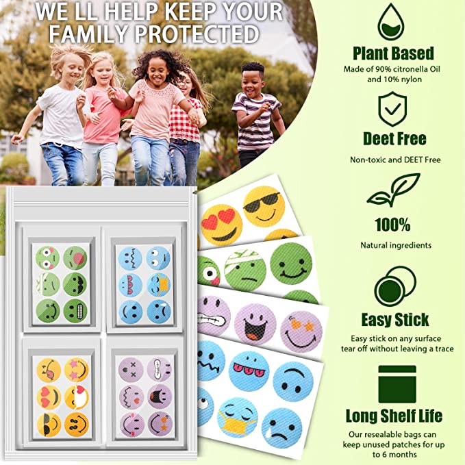 Natural Mosquito Repellent Patches Stickers【3 Day Delivery&Cash on delivery-HOT SALE-45%OFF🔥】