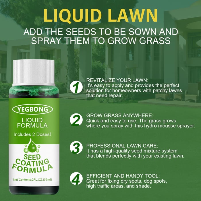 🔥Last Day Save 45% 0FF -🧊Hot Sale Green Grass Lawn Spray