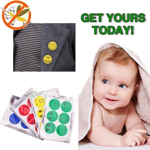 Natural Mosquito Repellent Patches Stickers【3 Day Delivery&Cash on delivery-HOT SALE-45%OFF🔥】