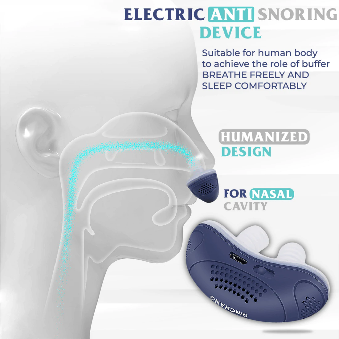 SnoreMuter Electric Device【🇮🇳COD + Local Stock ！！!】